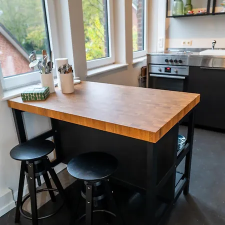 135qm Loft Vor Den Toren Hamburgs Lägenhet *